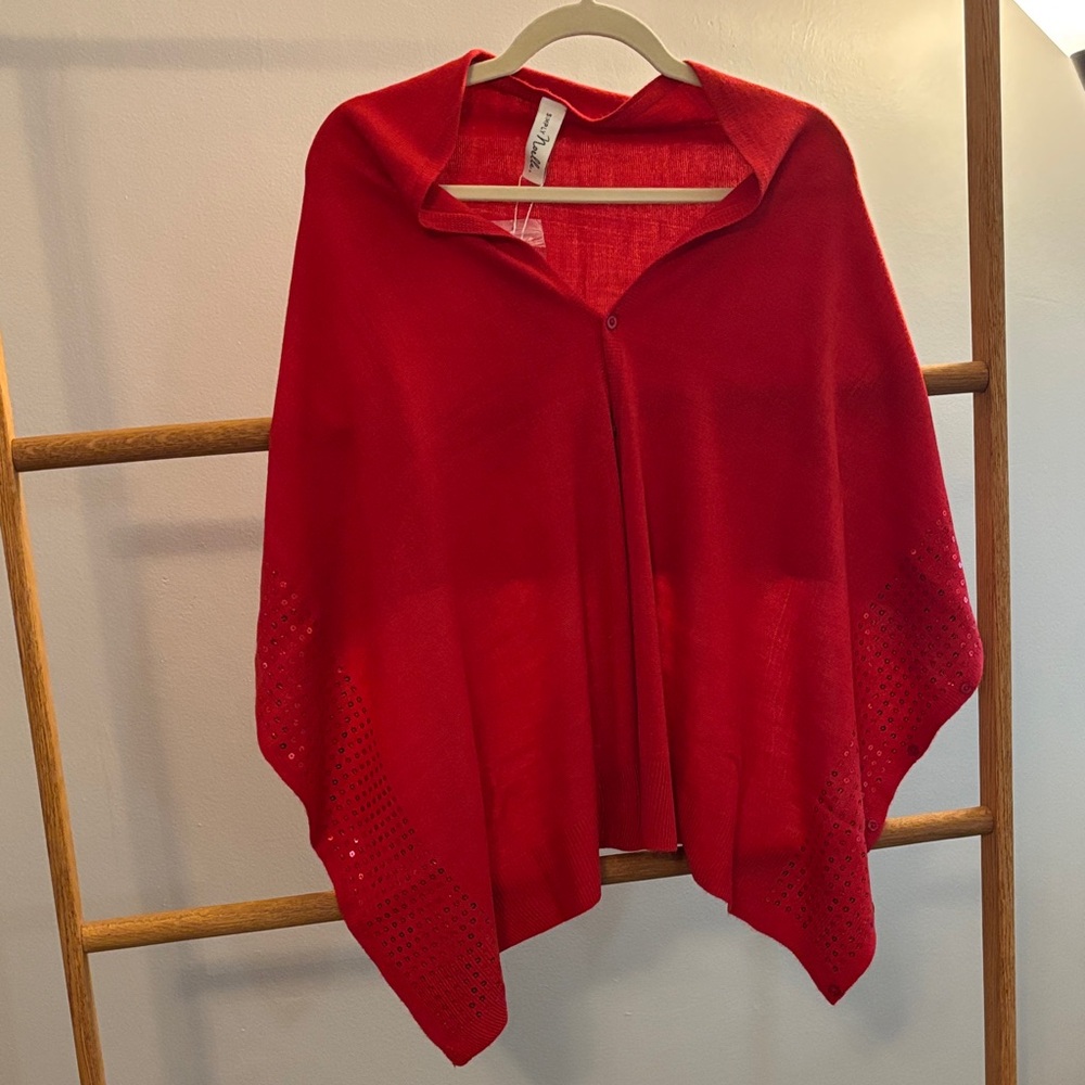 Red Sequin wrap